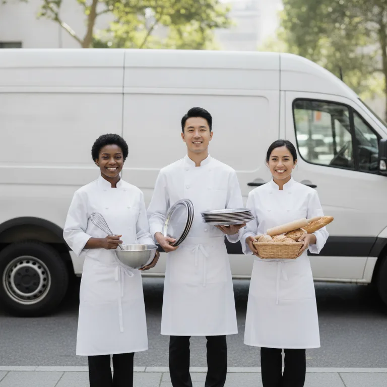 Catering team in Drummondville